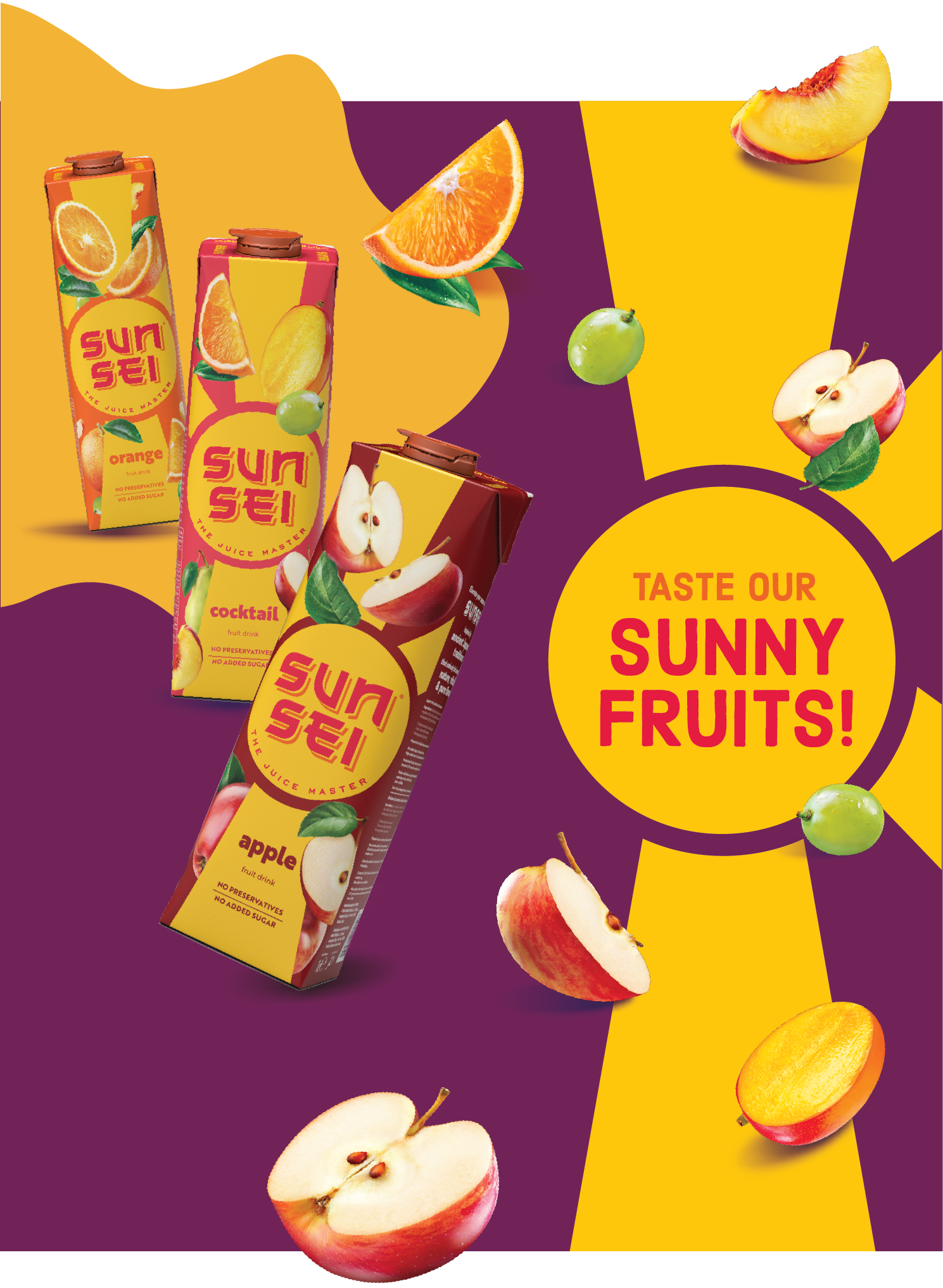 Taste our sunny fruits