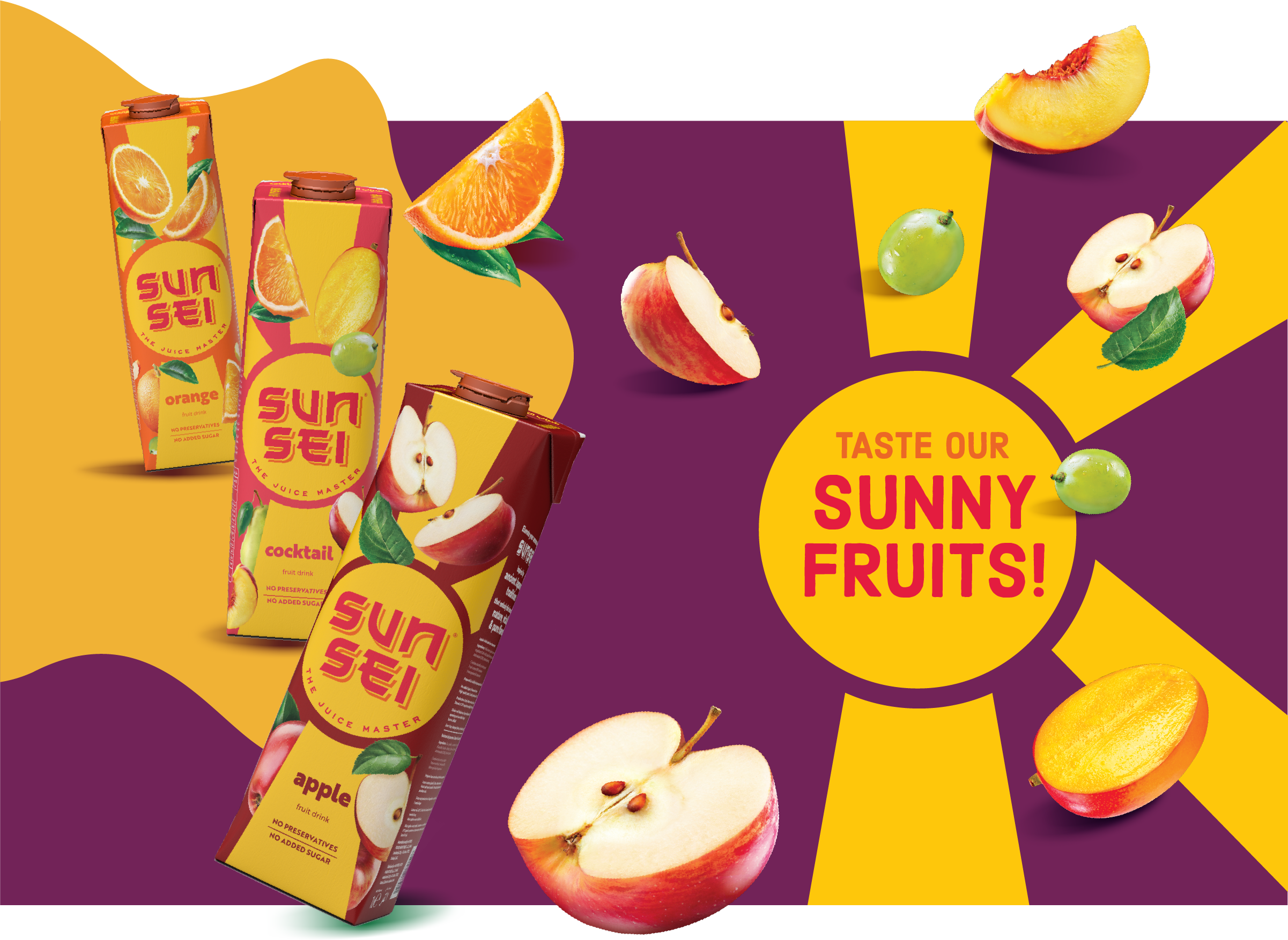 Taste our sunny fruits